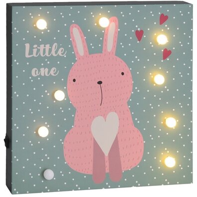 Настінна світлодіодна декорація Hatu Кролик, 26 x 4 x 26 см