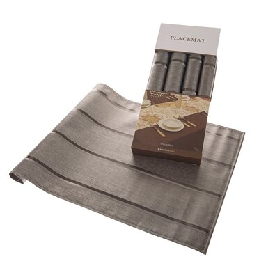 Podkładki SES4003 Steel 30 x 45 cm, zestaw 4 szt.