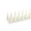 4-delni set proti pticam, plastika, bela, 44,5 x3,7 cm