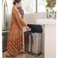 Simplehuman Pedálový odpadkový kôš na triedený odpad, 58 l, kefovaná oceľ, FPP