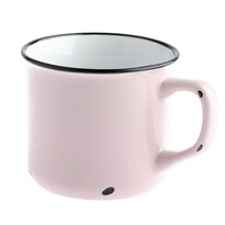 Keramický hrnek malý 230 ml, růžová Keramický hrnek malý 230 ml, růžová