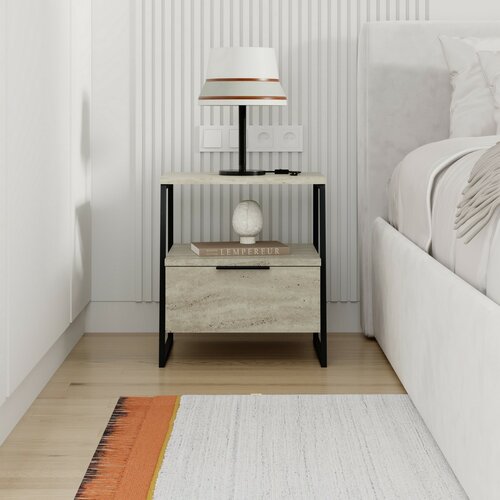 Nachttisch Pal Travertine