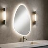 Nástenné zrkadlo FLOW PEBBLE LED