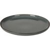Farfurie întinsă EH Dark Grey din porțelan, 24 cm