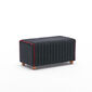 Taburet Mabel Pouf negru