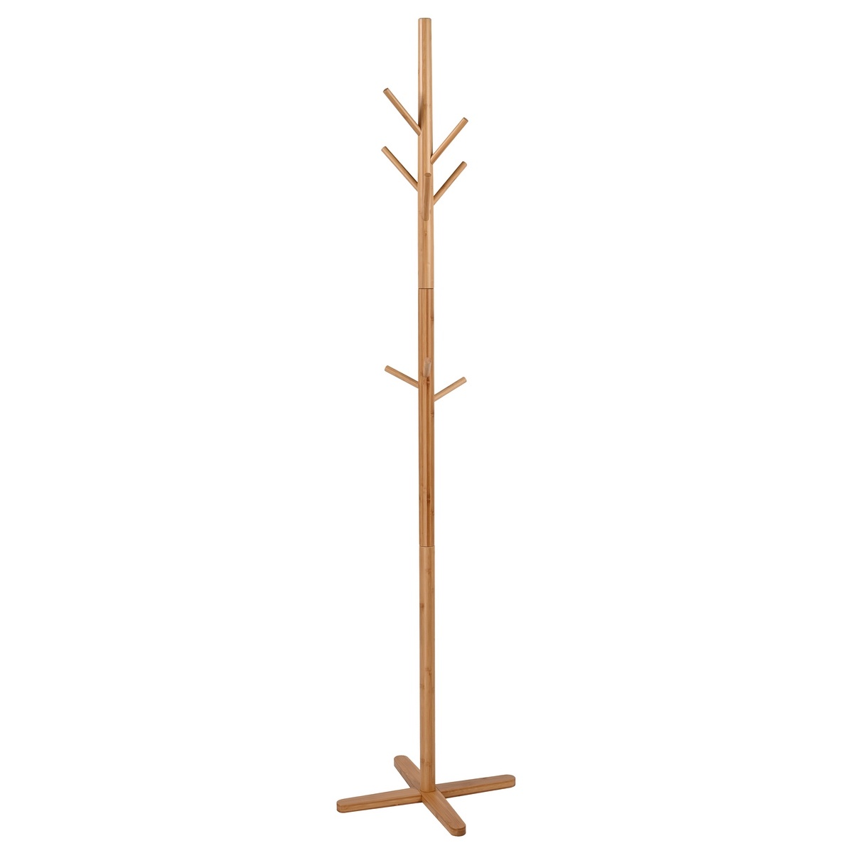 Stojanový vešiak B016 NAT, bambus