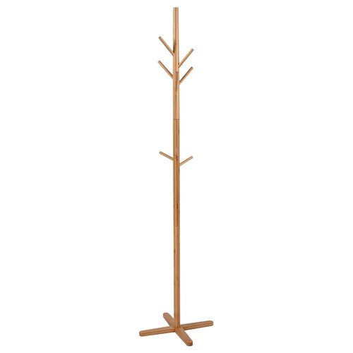 Cuier cu suport B016 NAT, bambus