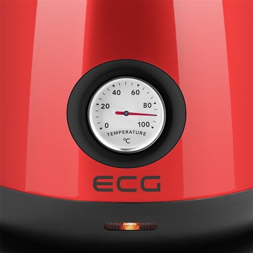 ECG RK 1705 Metallico Rosso rýchlovarná kanvica