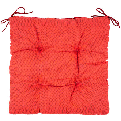 Sedák Bodka červená, 42 x 42 cm