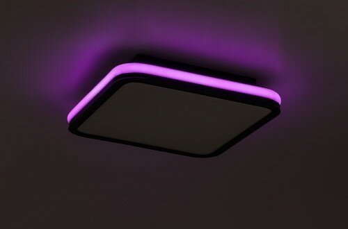 Rabalux 71399 funkčné stropné LED svietidlo Serkan43W, čierne/biele