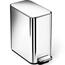 Simplehuman Вузький сміттєвий кошик з педаллю 5 л,нержавіюча сталь, блискуча