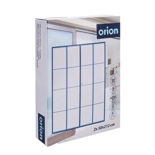 Orion Moskitiera przeciw owadom do drzwi czarny, 100 x 212 cm