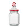 Altom Borcan de sticlă cu capac ceramic Snowman900 ml