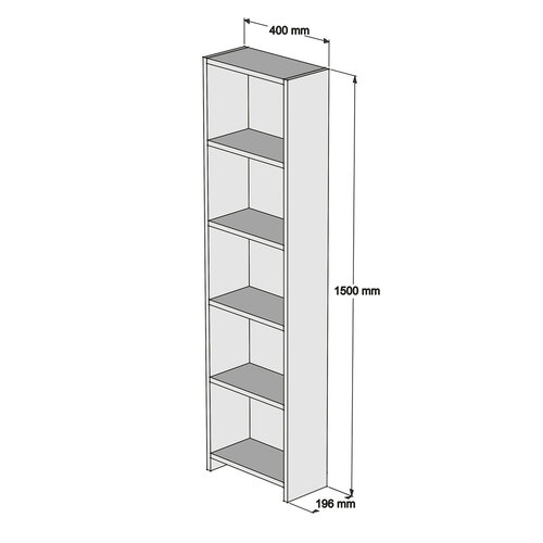 Barkin White könyvespolc