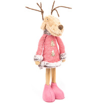 Decorațiune textilă de Crăciun Pink Reindeer Boy, 60 cm Decorațiune textilă de Crăciun Pink Reindeer Boy, 60 cm