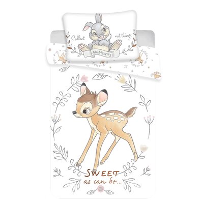 Dziecięca pościel bawełniana Bambi circle, 140 x 200 cm, 70 x 90 cm