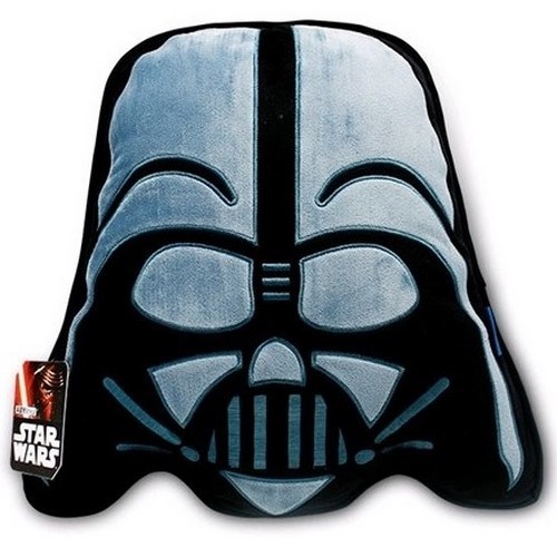 Cure Pink Tvarovaný polštářek Star Wars Darth Vader 3D, 34 x 37 cm