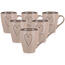 Banquet Keramikbecher HEART 310 ml, 6 Stück, Beige