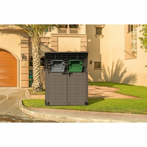 Duramax Kunststoff-Aufbewahrungsbox StoreAway braun, 1200 l