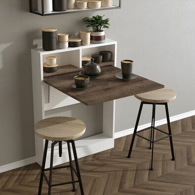 Klappbarer Esstisch Patara Brown