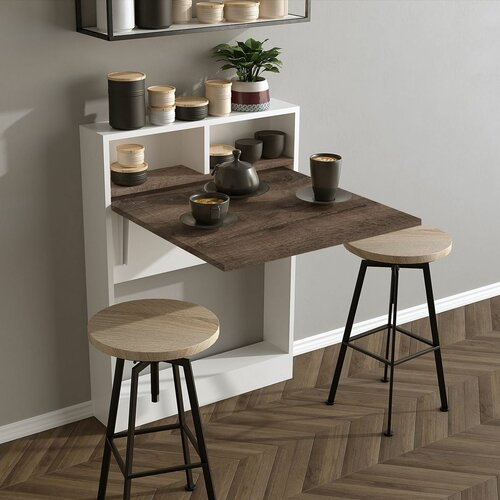 Klappbarer Esstisch Patara Brown