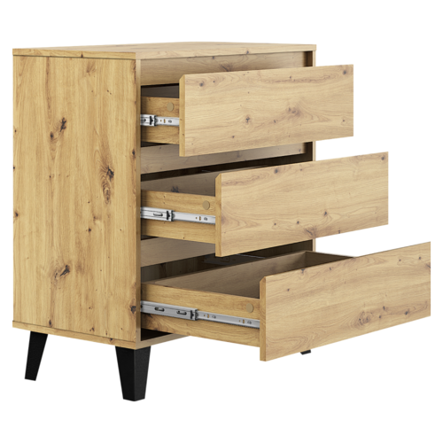 Comoda BOGAN 3S70, stejar Artisan