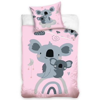Dziecięca pościel bawełniana Misie koala, 140 x 200 cm, 70 x 90 cm