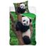 Panda Maci pamut ágyneműhuzat , 140 x 200 cm, 70 x 90 cm
