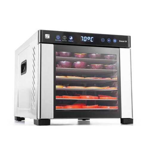 Sušička ovocia G21 Breezer s UV funkciou, nerezováoceľ