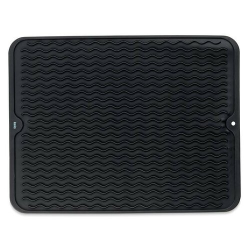 Kela Abtropfgestell Rena, Silikon, schwarz, 40 x 30 x 0,6 cm