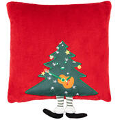 4Home Świąteczna poszewka na poduszkę Merry Christmas tree, 40 x 40 cm