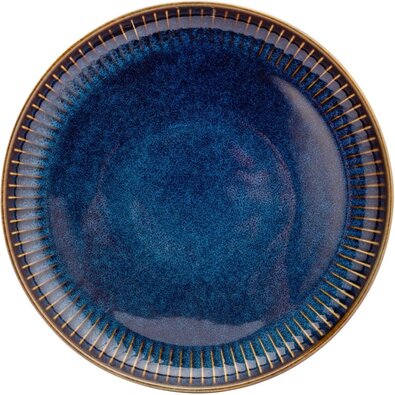 Farfurie de desert din porțelan Altom ReactiveStripes albastru, 20,5 cm