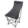 Cattara 13467 Scaun pliant de camping Merit Foldi, negru