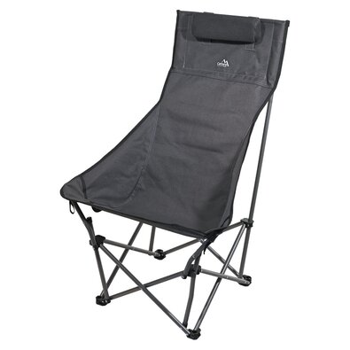 Cattara 13467 Scaun pliant de camping Merit Foldi, negru