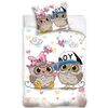 Lenjerie de pat U  Me Cool Bufniţe, 140 x 200 cm, 70 x 80 cm