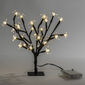 Pom decorativ de Crăciun cu 25 Flori LED