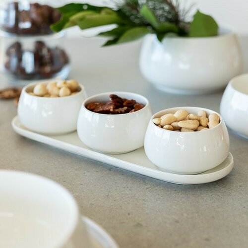 Mäser Servierset mit Schalen und Untersetzer, 4-teilig TAYA