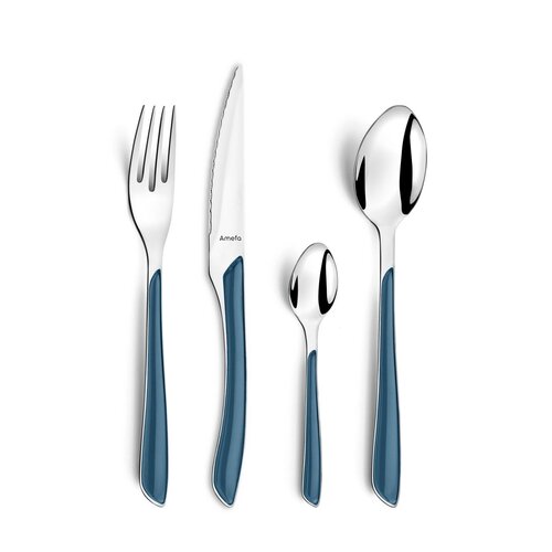 Set tacâmuri Amefa ECLAT, 16 piese albastru