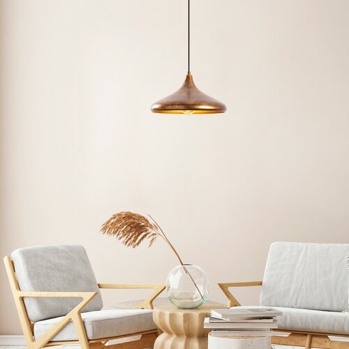 Lampa wisząca Barek - 11545, miedziana