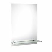 AQUALINE SB115 Samba skleněná police 50 cm, stříbrná
