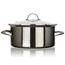 Bankett Zománcozott edény METALLIC Fekete 22 cm,3,7 5 l, fedővel