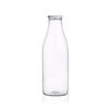Orion Sklenená fľaša na mlieko s viečkom, 1 l