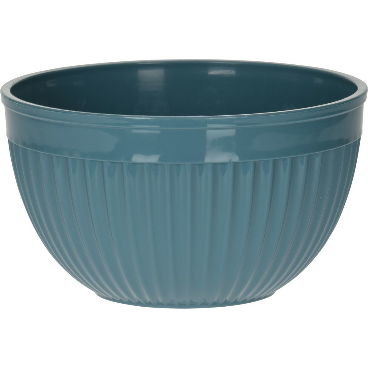 Plastová miska s rebrovaním, 2 l, modrá