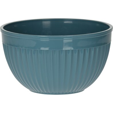 Plastikowa miska z żebrowaniem, 2 l, niebieski