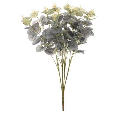 Eucalipt artificial în buchet, culoare verde, 30 x 47 cm