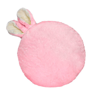 Domarex Poduszka Soft Bunny plus różowy, średnica 35 cm