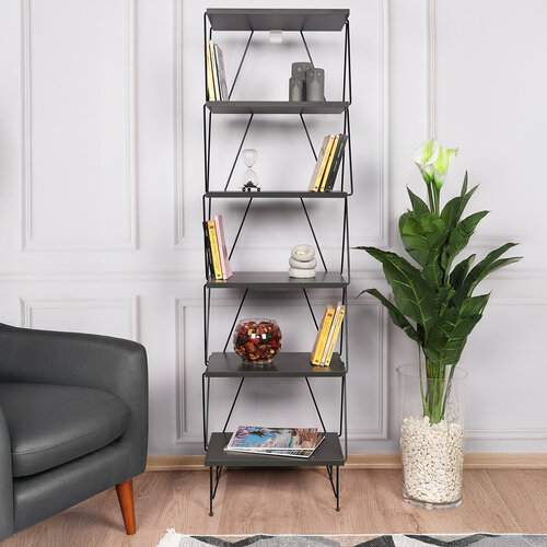 Bücherregal Balaban Anthracite