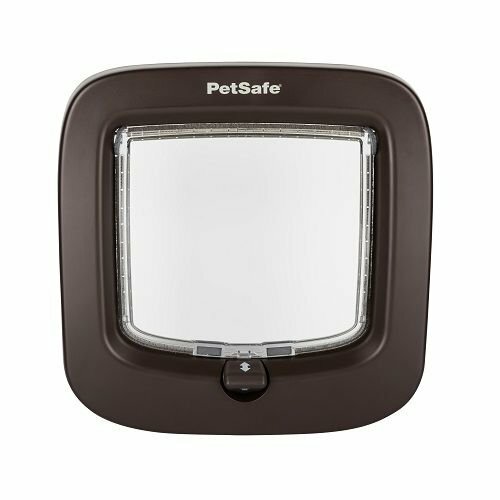 PetSafe® Manuálne dvierka pre mačky a psy DeLuxe hnedá