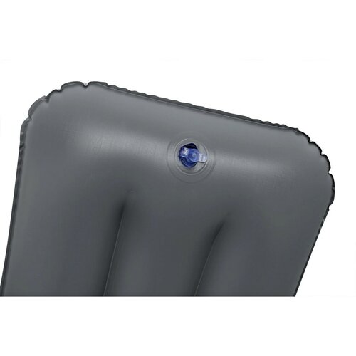 Bestway Usnjen napihljiv vzglavnik, siv, 42 x 26 x10 cm