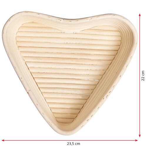 Westmark Set of baskets and cloths for proofingSRDCE 22 x 23,5 x 6,5 cm